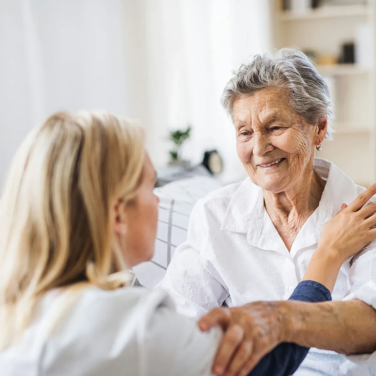 Pulse Home Health caregiver supporting a senior with warmth and compassion